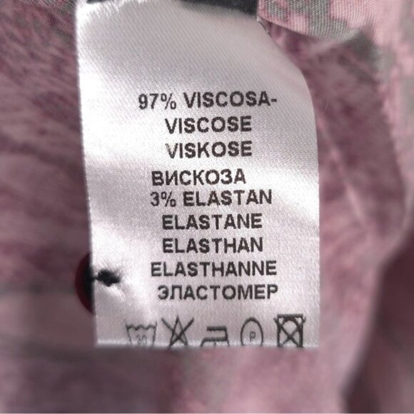 NWT ANDAMANE BEBERLY Wrap Midi Dress Red Python Print MADE IN ITALY 🇮🇹 Size XS - Picture 15 of 16